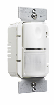 Commercial Passive Infrared (PIR) Wall Switch Sensor, Light Almond