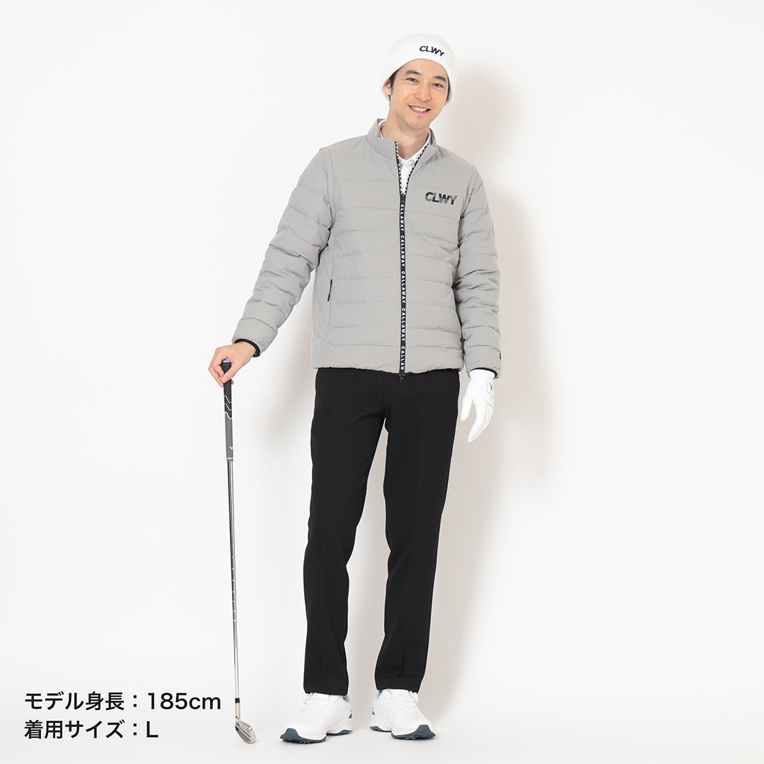 ポリエステルリップ2WAY撥水中綿ブルゾン (MENS)