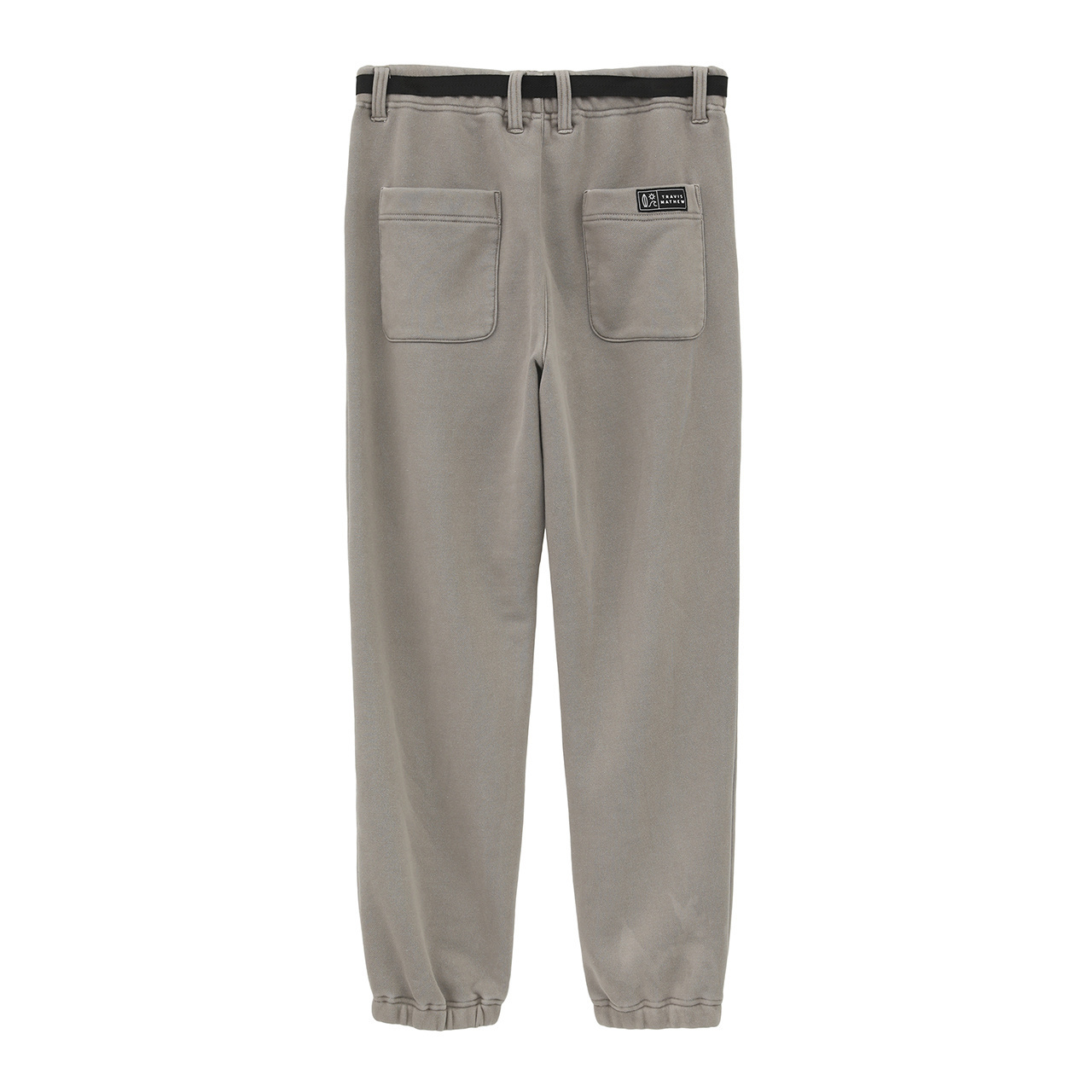 製品染め ウェビングベルト付き スウェットパンツ(MENS)