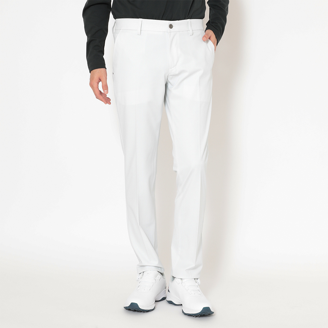 2WAYストレッチギンガム柄テーパードパンツ (MENS)