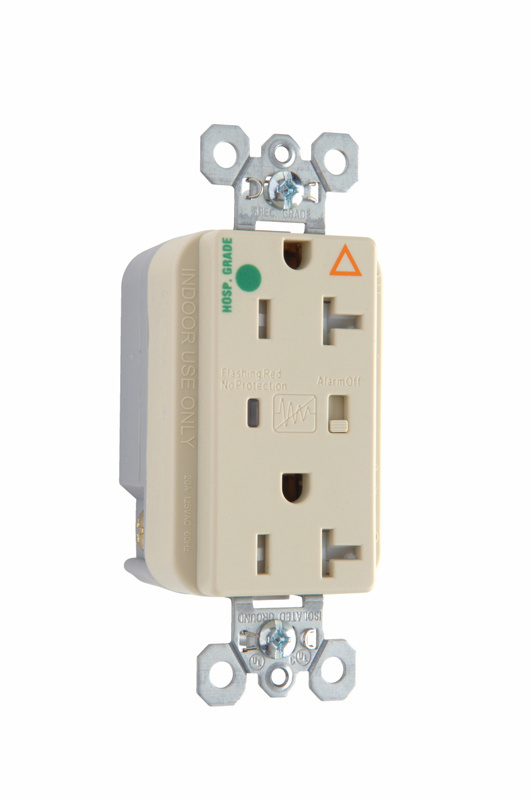 TamperResistant Isolated Ground Surge Protective Duplex Receptacle