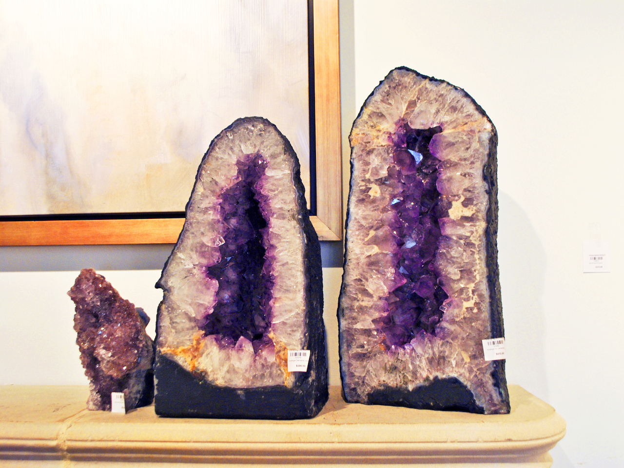 These geodes are natural works of art and gorgeous home accents. These geodes are natural works of art and gorgeous home accents.