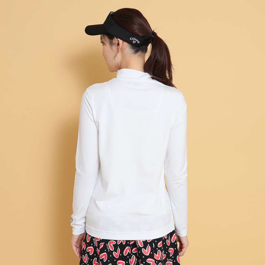 ラブキャロウェイ長袖モックネックシャツ (WOMENS)