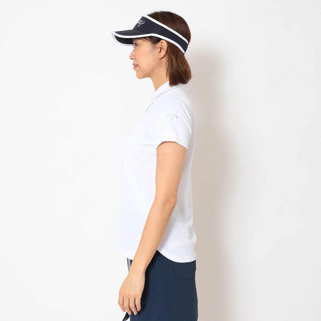 ポリエステルカノコ半袖ポロシャツ (WOMENS)