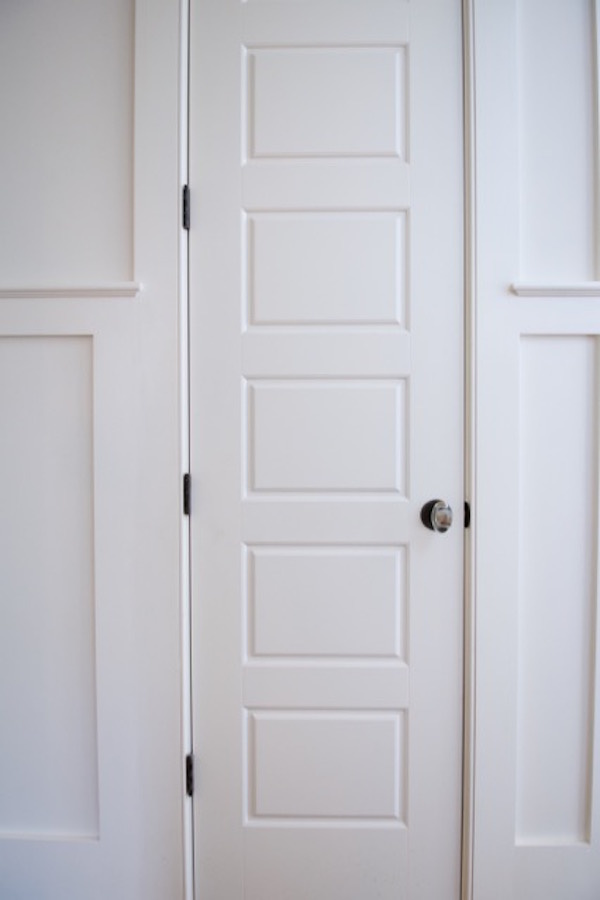 A six panel door is a rarity in modern times Behind the Scenes: Designing a Homearama house from start to finish