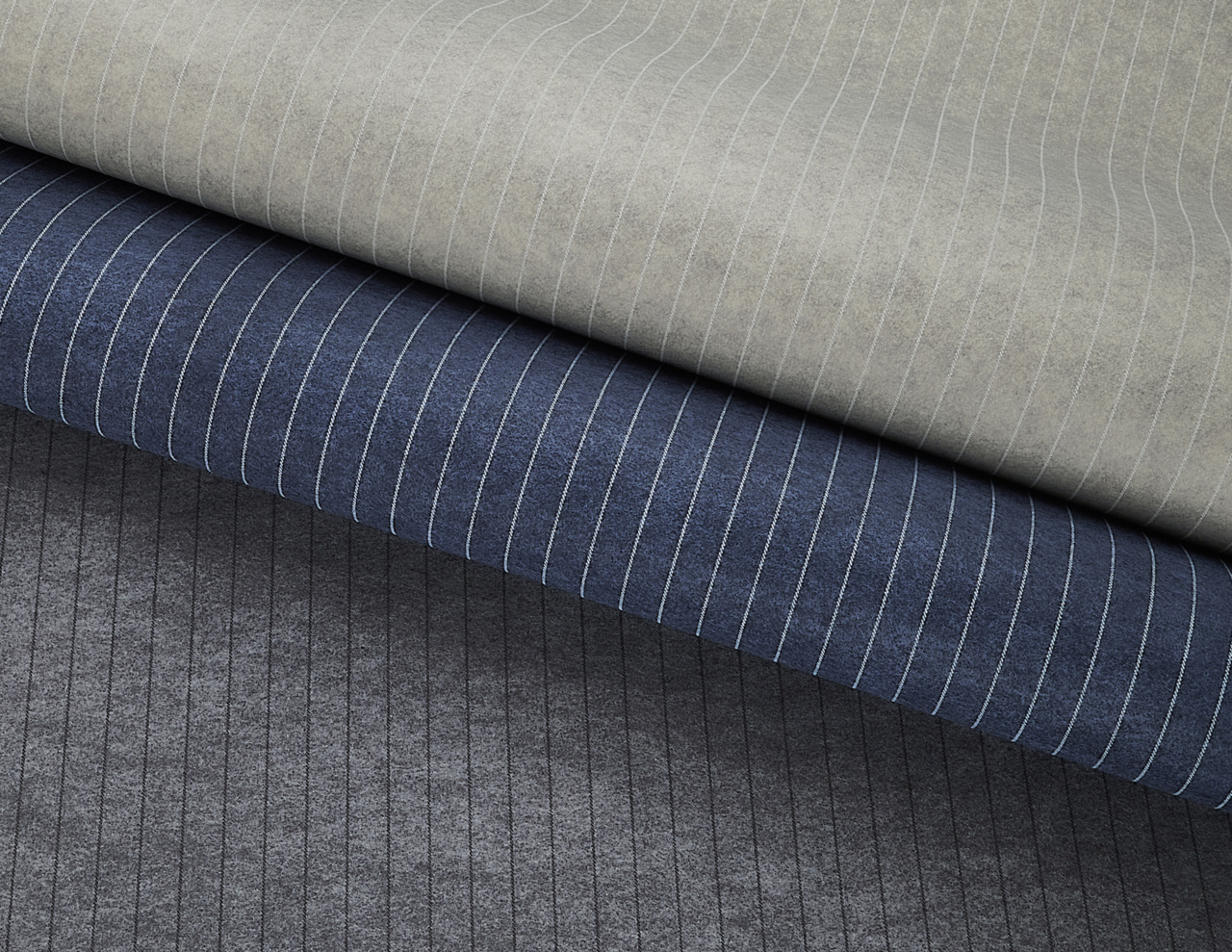 Savile Suiting Pinstripe gallery 1