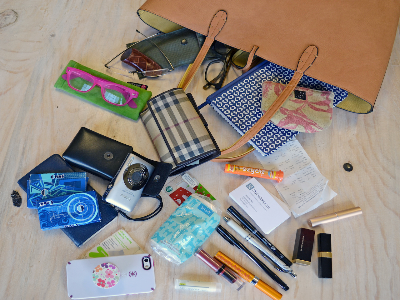 three pairs of glasses! What's in our bag this summer?