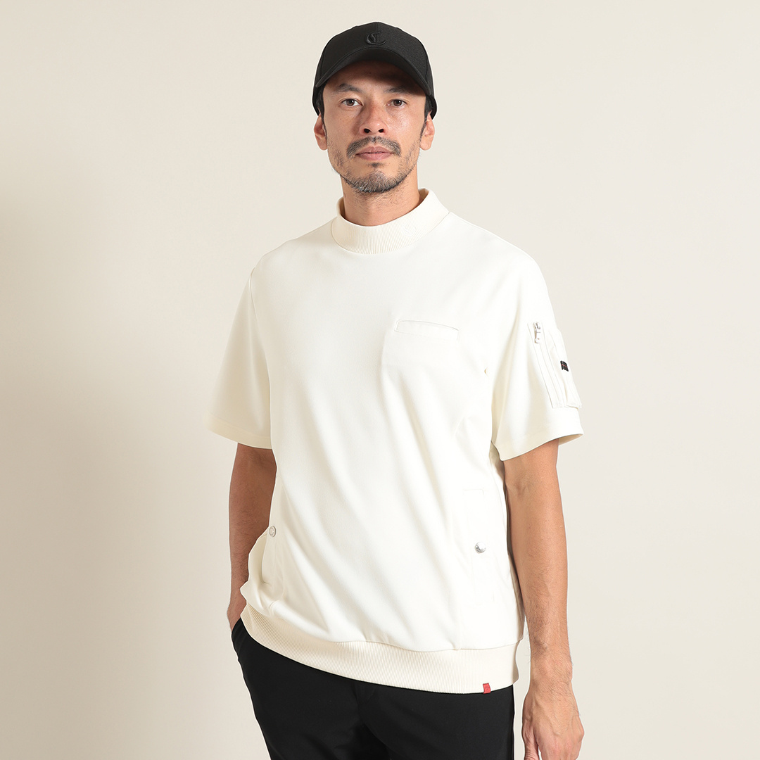 【新品タグ付き】キャロウェイ 半袖 ダウン プルオーバー ニコイチダウン 白 新品タグ付き】キャロウェイ 半袖 ダウン プルオーバー ニコイチ