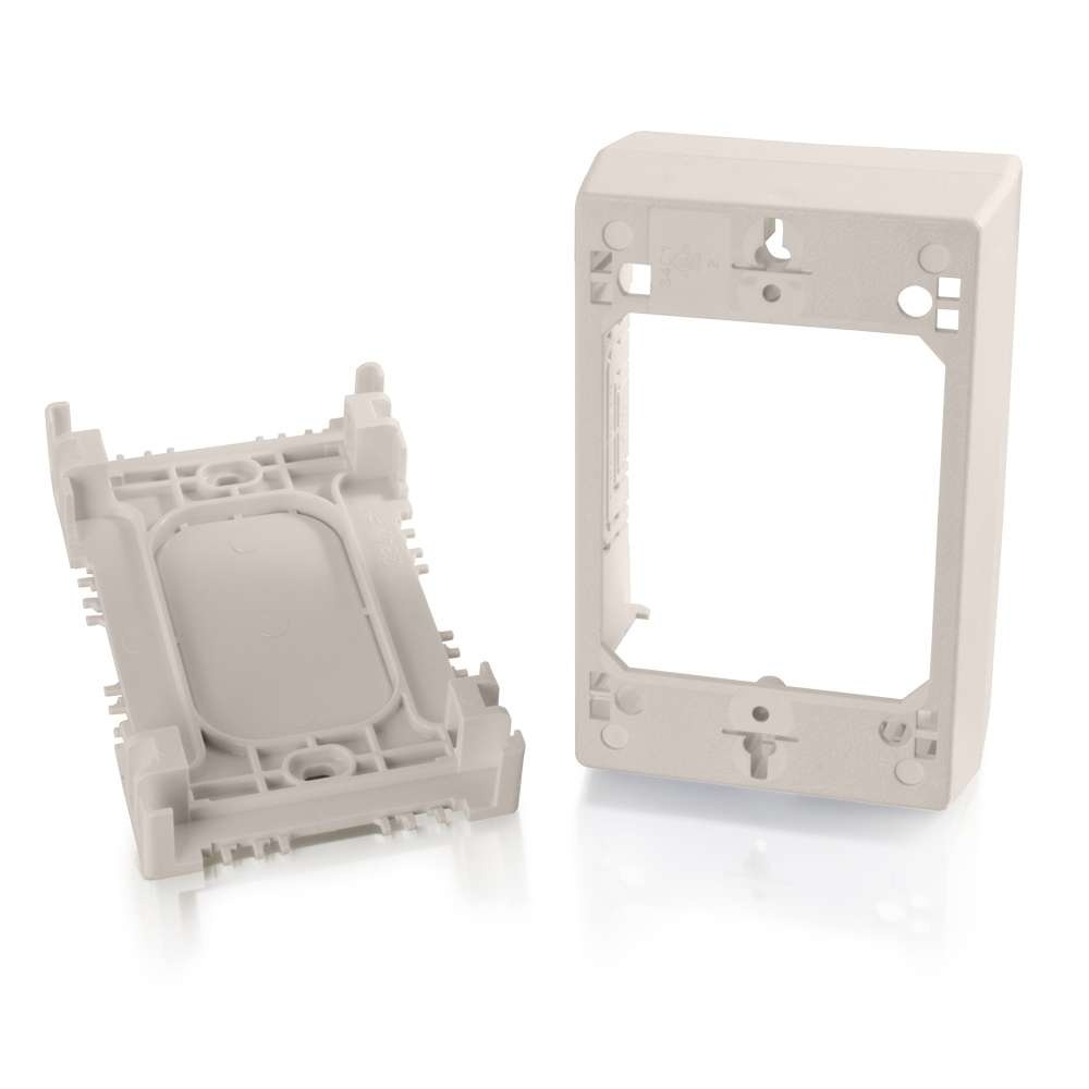 Wiremold Uniduct Single Gang Deep Junction Box - Fog White