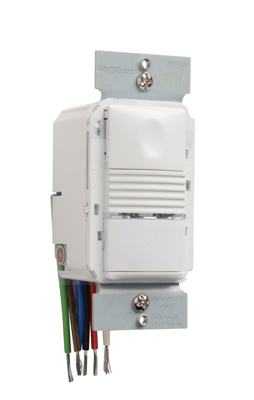 Commercial Occupancy/Vacancy Sensor with Neutral, White