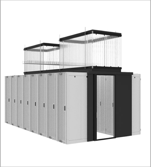Data Center containment in white