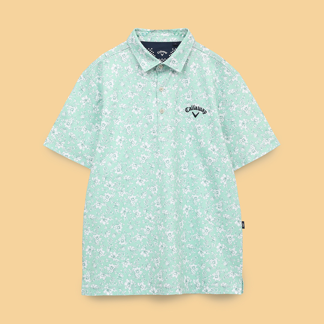 フラワープリントカノコシャツ ※4Lサイズあり (MENS)