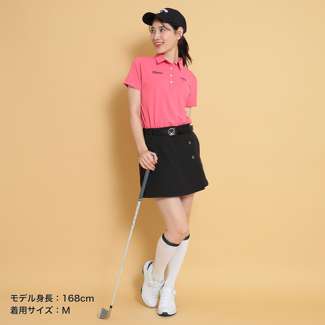 2WAYストレッチピケキュロットスカート (WOMENS)