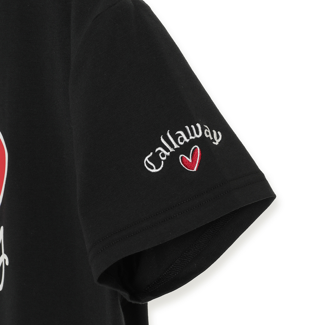 キャロウェイ　セットアップ　ラブキャロウェイ　モックネック　ジョガーパンツ オンライン限定】ラブキャロウェイ プリントストレッチ天竺モック