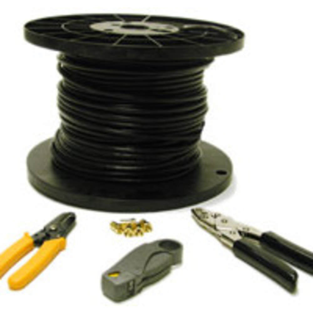 2RG6 Dual Shield Coaxial Cable Installation Kit