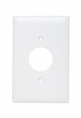 Single Receptacle Openings, One Gang, White