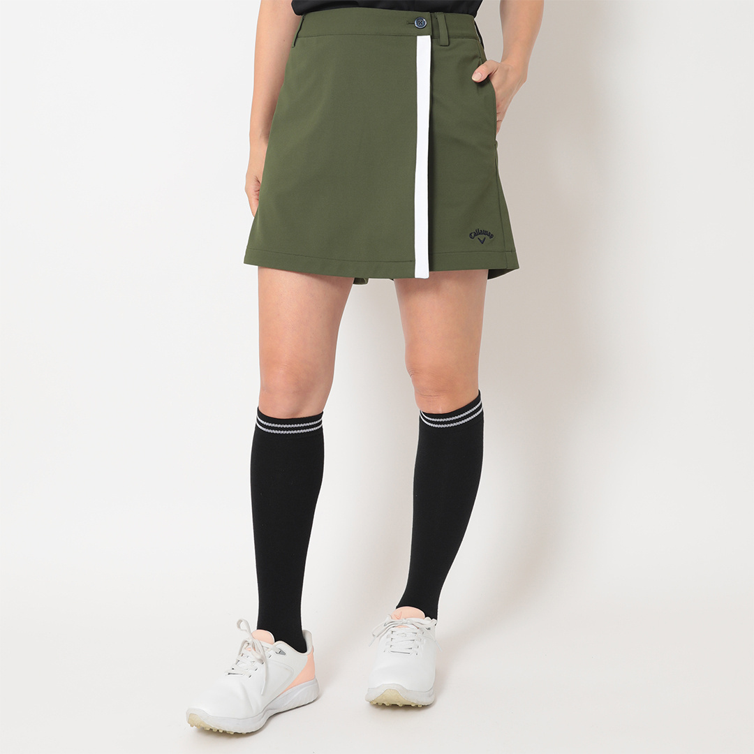 ストレッチピケキュロットスカート (WOMENS)