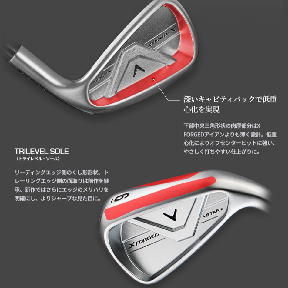 X FORGED STARアイアン