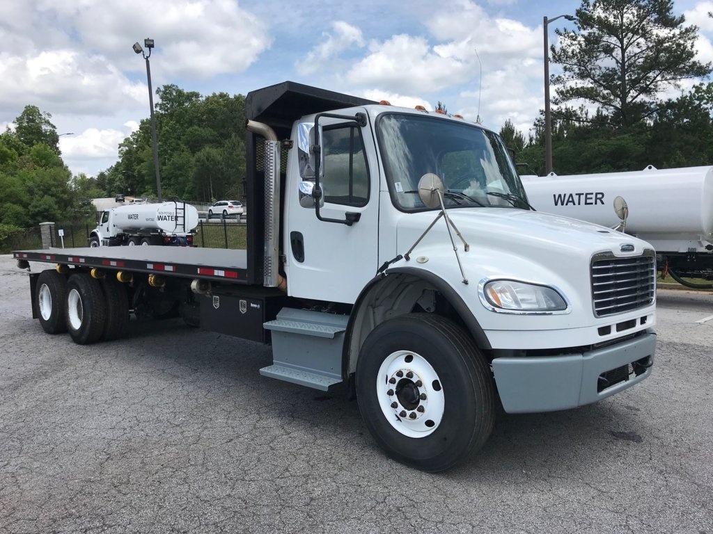 2014 Freightliner M2106 6x4 Flatbed + Hoist For Sale Custom Truck One