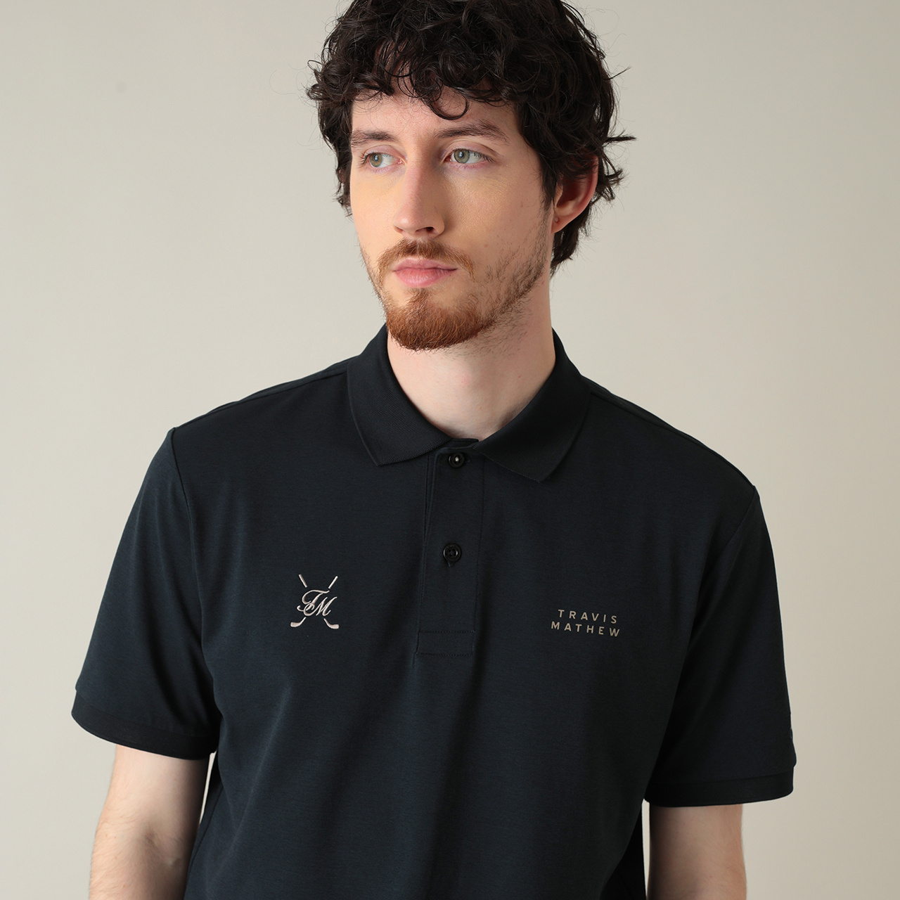 石川遼プロ着用】カラット®リブ衿半袖ポロ(MENS)
