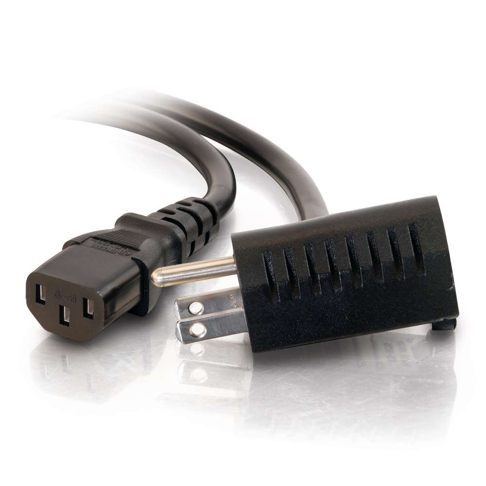 16 AWG Universal Power Cord with Extra Outlet (TAA Compliant)