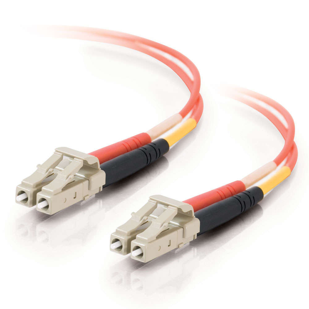 LC-LC 50/125 OM2 Duplex Multimode Fiber Optic Cable (TAA Compliant) - Orange