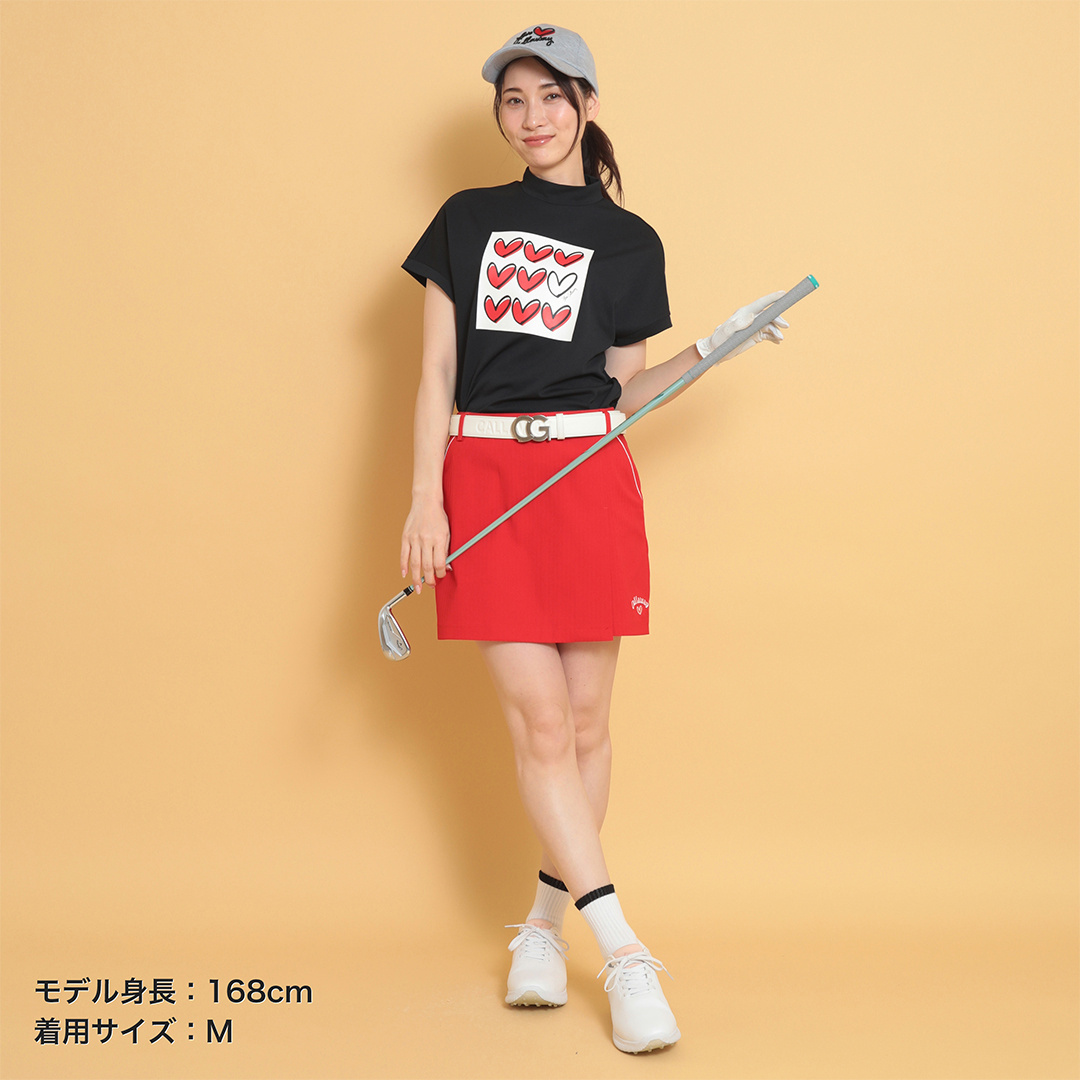 オンライン限定】ラブキャロウェイ ハートプリントオニカノコモック