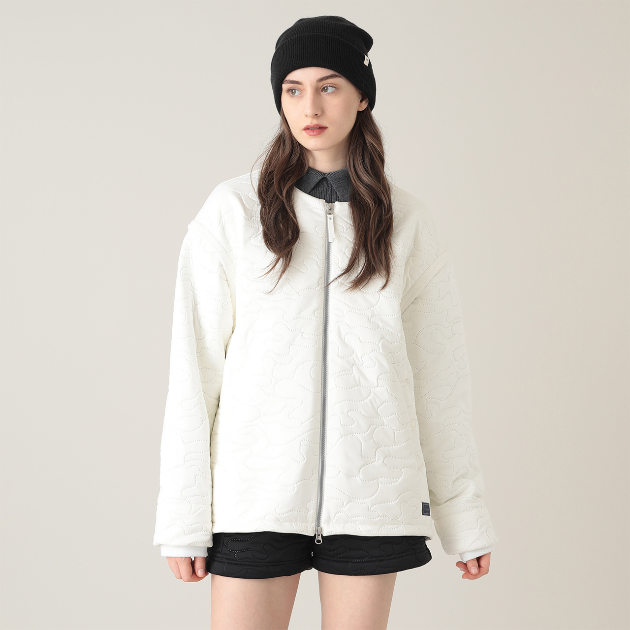 カモ柄 キルティング ジャケット(MENS)