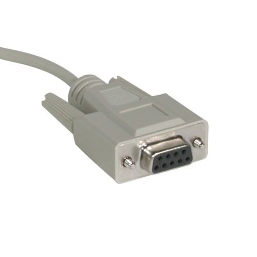 DB25 Male to DB9 Female Serial RS232 Null Modem Cable