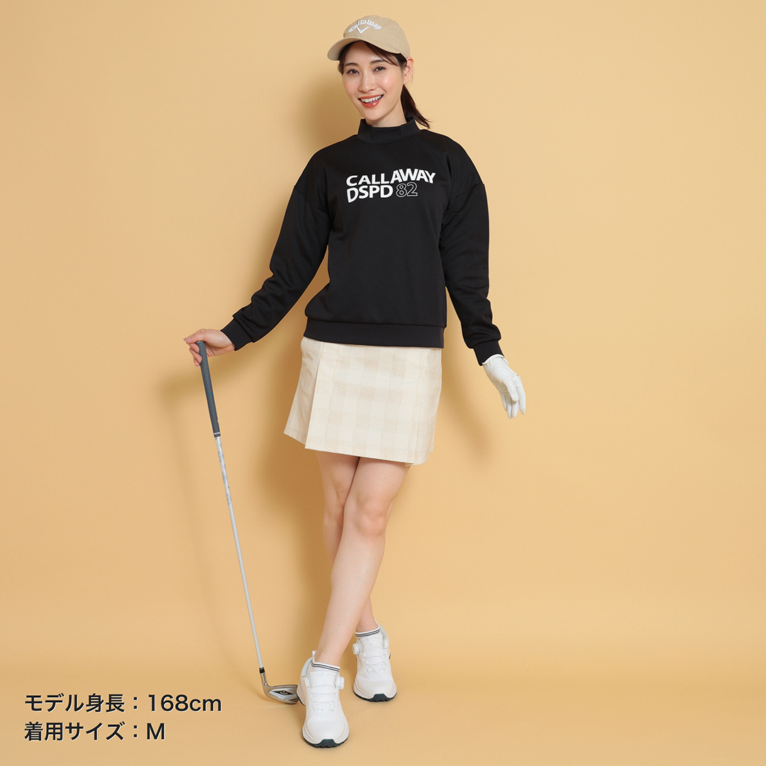 2WAYストレッチピケチェック柄スカート (WOMENS)
