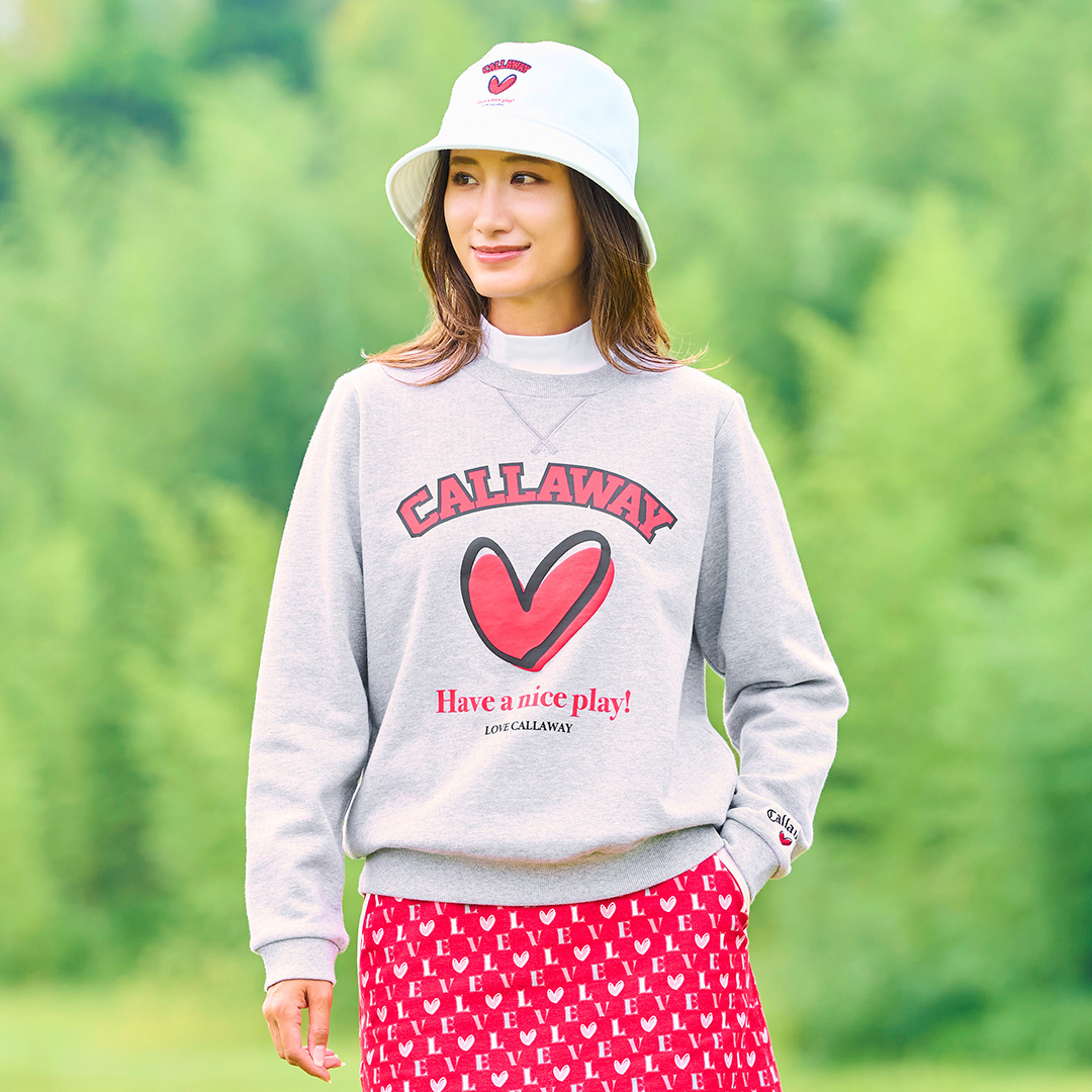 Callaway Love Callaway セーター・トレーナー ラブキャロウェイスウェットプルオーバー (WOMENS)