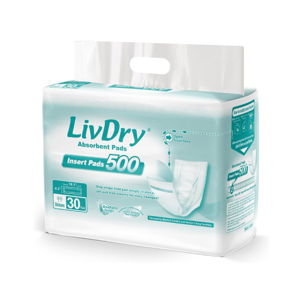 LivDry Insert Pads, 120/case (REPIPS Health & Beauty Health Care Incontinence Aids) photo