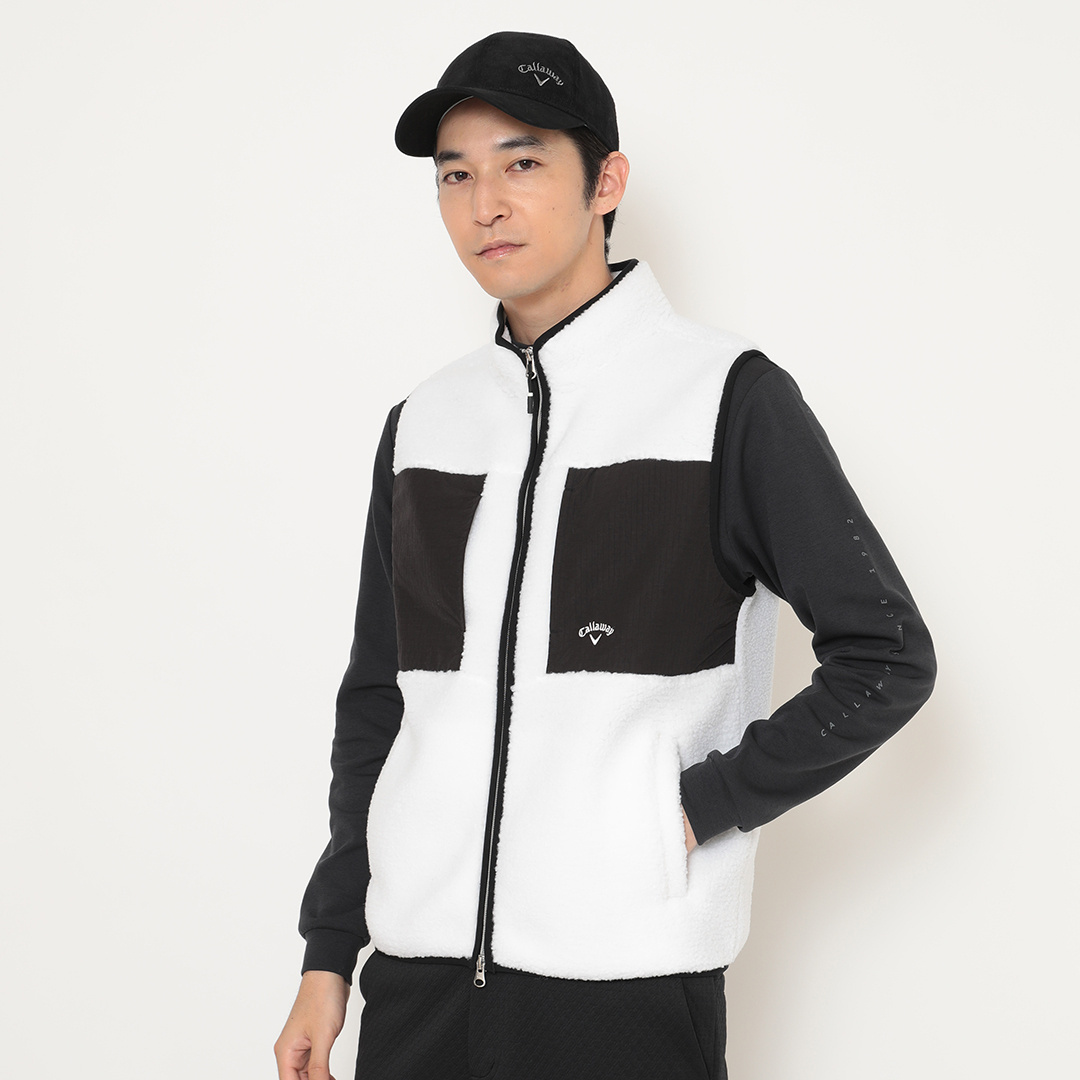 カールボアフリースフルジップベスト (MENS)