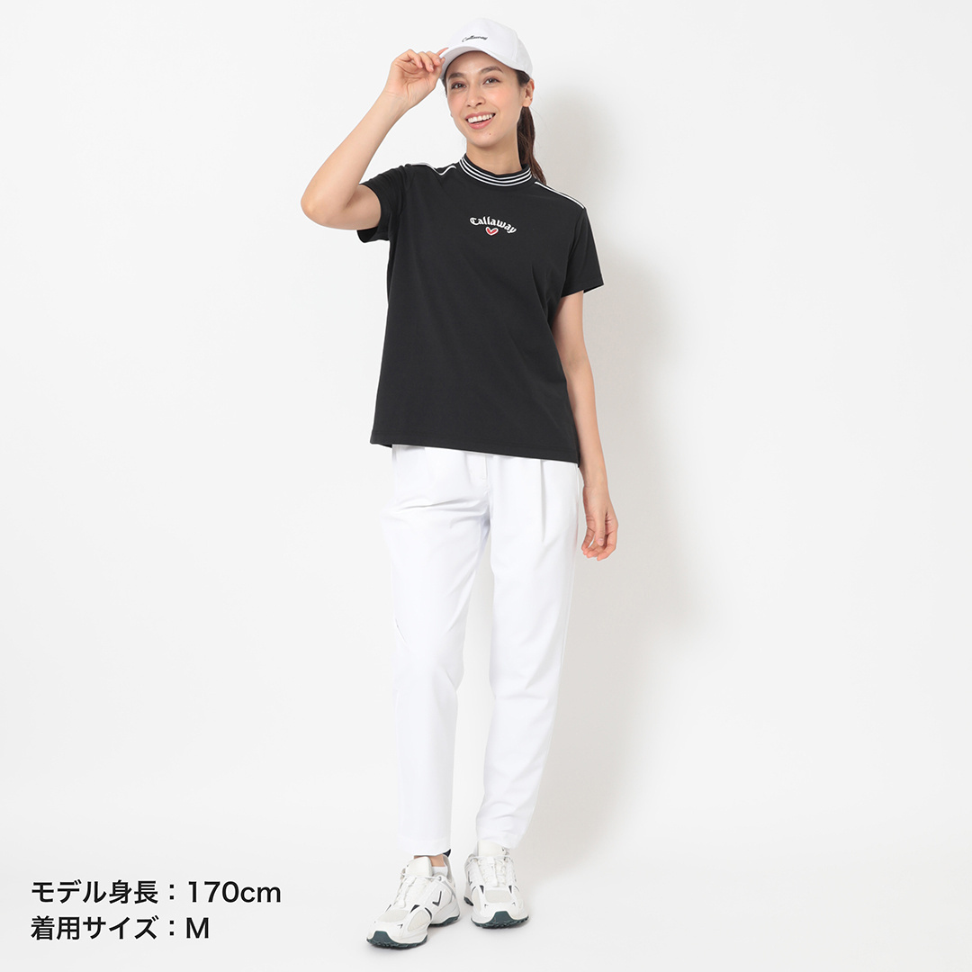 オンライン限定】ラブキャロウェイ半袖モックネックシャツ (WOMENS)