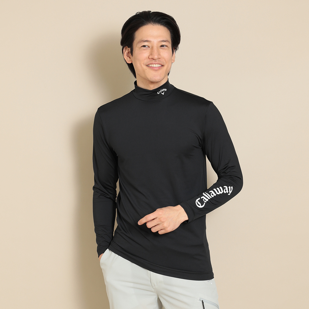 新品★LL★キャロウェイ★メンズ★コンプレッション★インナー★ゴルフ★黒★半袖 Callaway（キャロウェイ） ゴルフウェア 半袖コンプレッションインナー