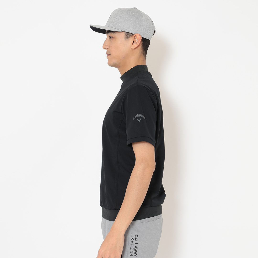 3℃裏クールリラックス半袖モックネック ※4Lサイズあり (MENS)