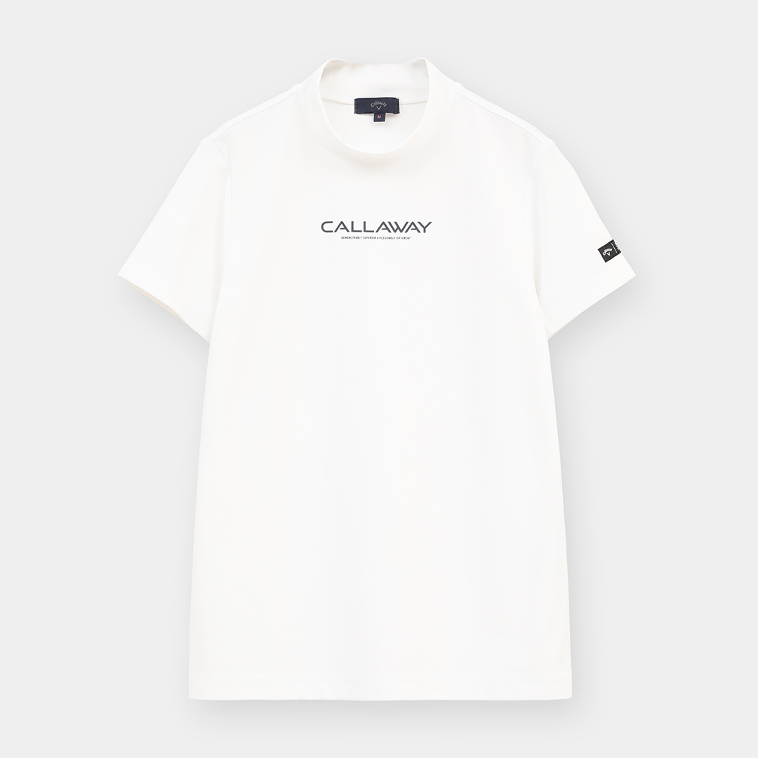 レイブロックカノコ半袖モックネックシャツ (WOMENS)