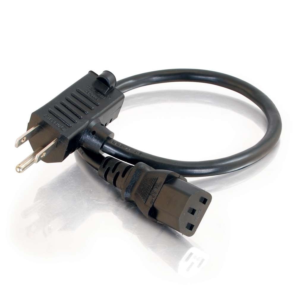 16 AWG Universal Power Cord with Extra Outlet (TAA Compliant)