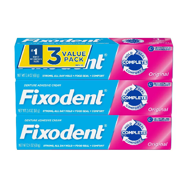 Fixodent Original Denture Adhesive - 18/case (FIXODENT3PKC) photo