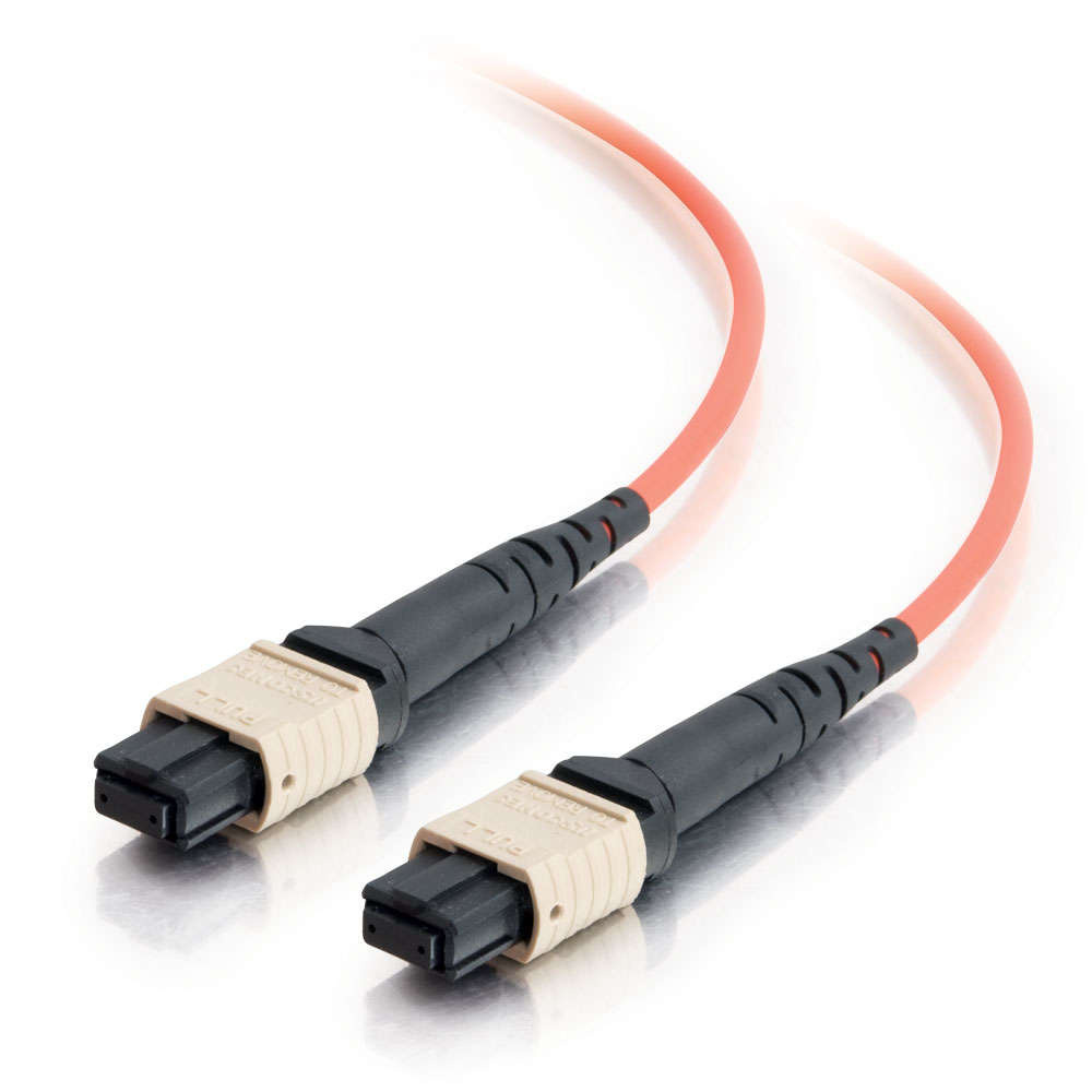 MTP 62.5/125 OM1 Multimode Fiber Optic Cable - Orange
