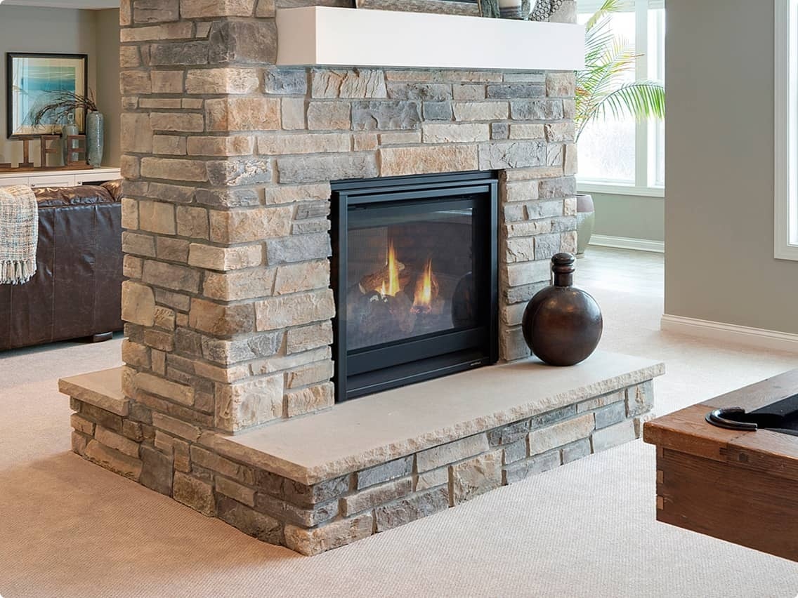 See Through Au Gas Fireplace Heat Glo