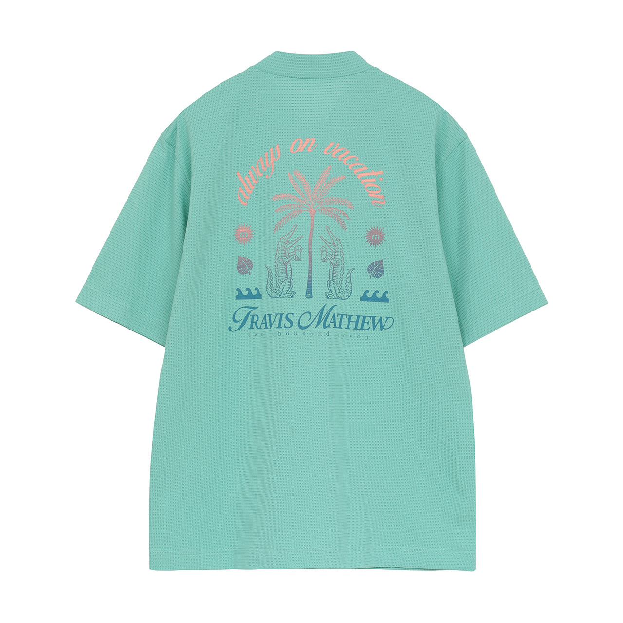 石川遼プロ着用】半袖グラデーションバックプリントモックネック(UNISEX)