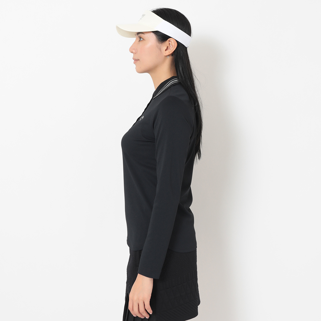  golf レディース　長袖ポロシャツ カノコ長袖ポロシャツ (WOMENS)