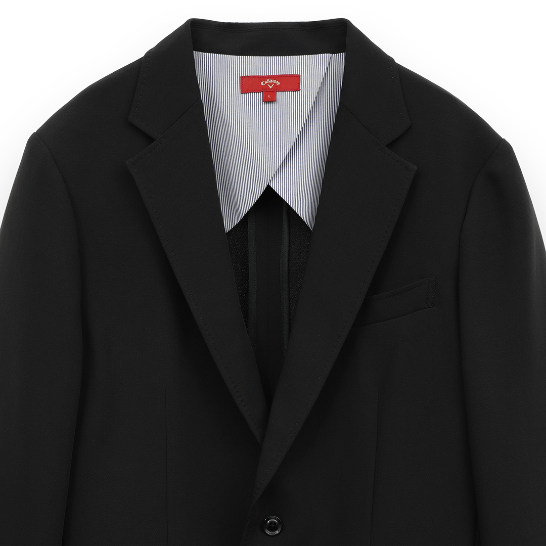 callaway　テーラードジャケット 強撚タッチ2重織ジャケット (MENS)