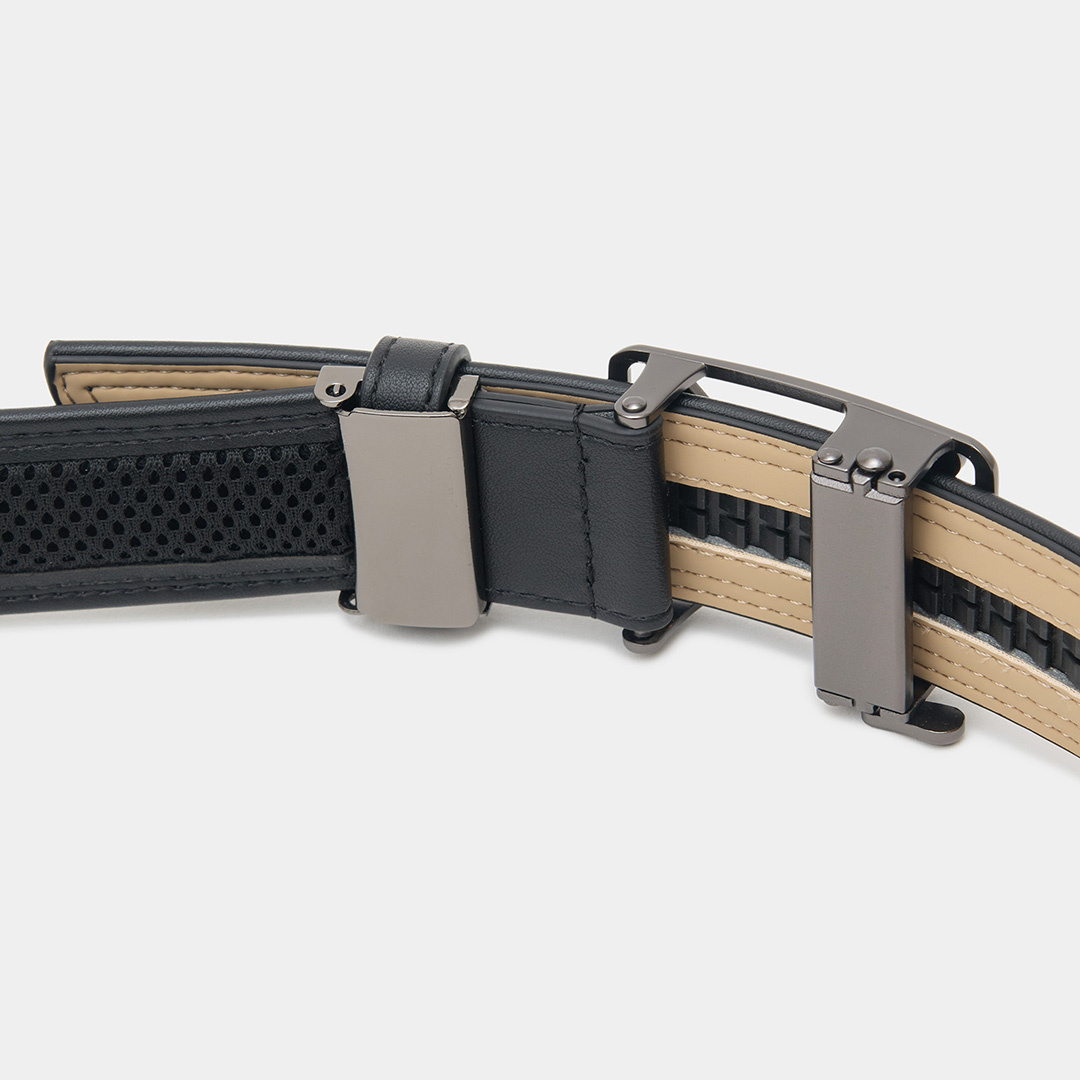 『901』にさせて頂きます 裏メッシュ ストレッチ セレーションベルト (MENS)