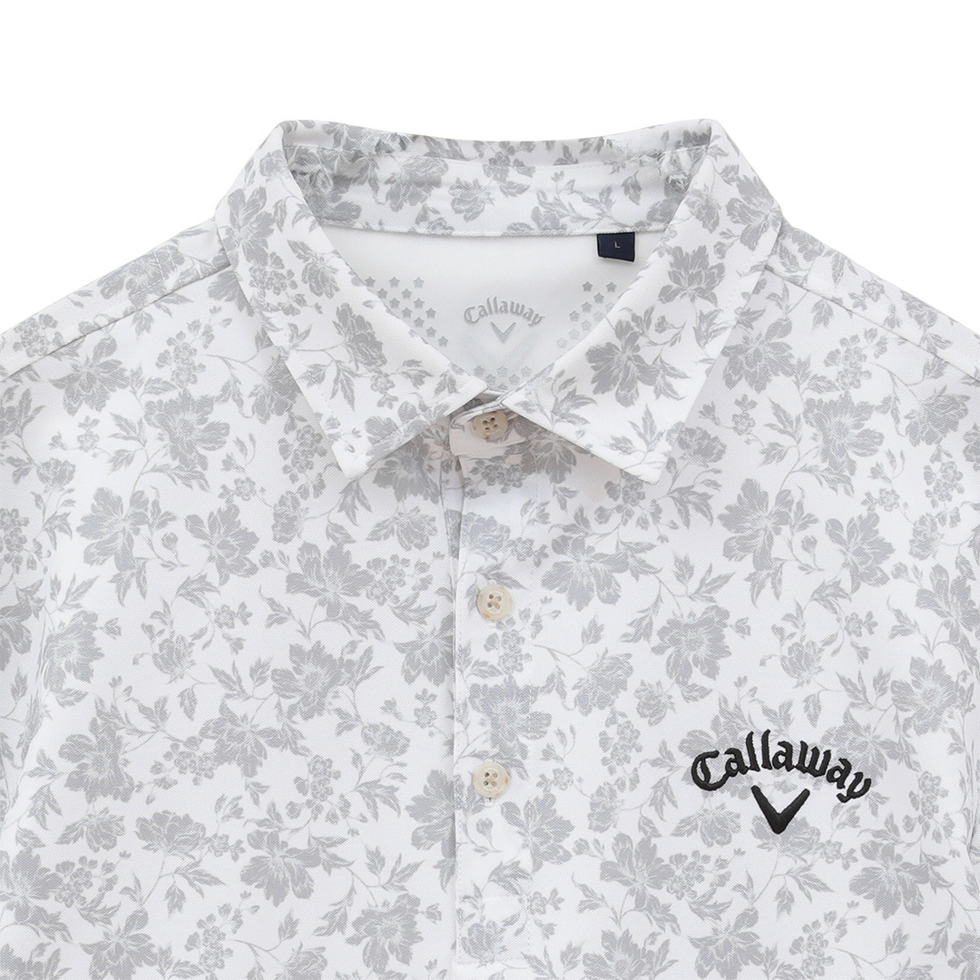 Callaway フラワープリント ジャケット M フラワープリントカノコシャツ ※4Lサイズあり (MENS)