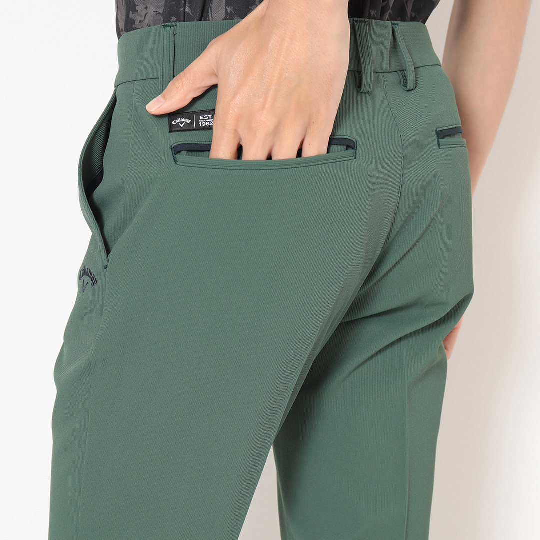 ストレッチピケテーパードパンツ (MENS)
