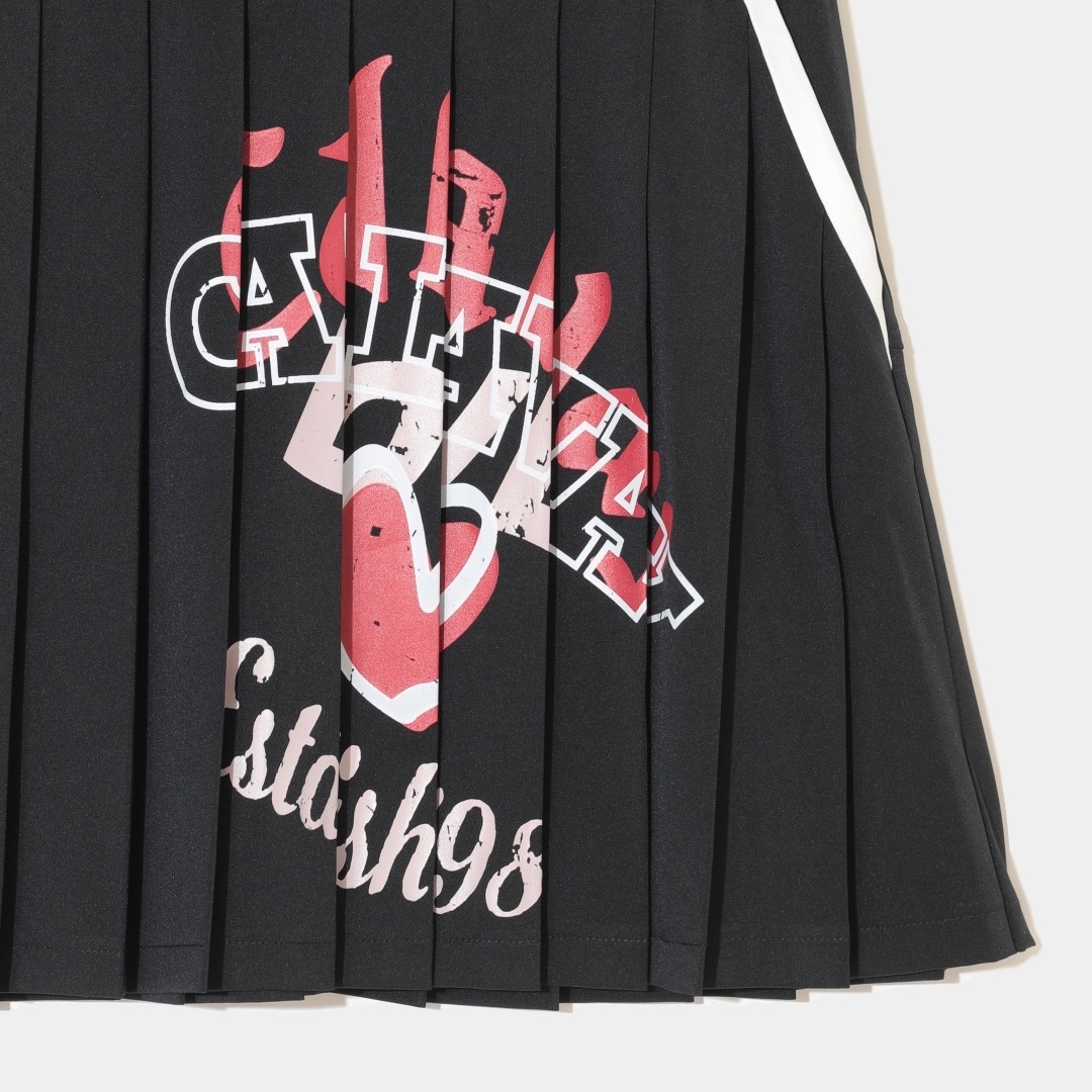 河本結プロ着用】【オンライン限定】ラブキャロウェイプリーツスカート
