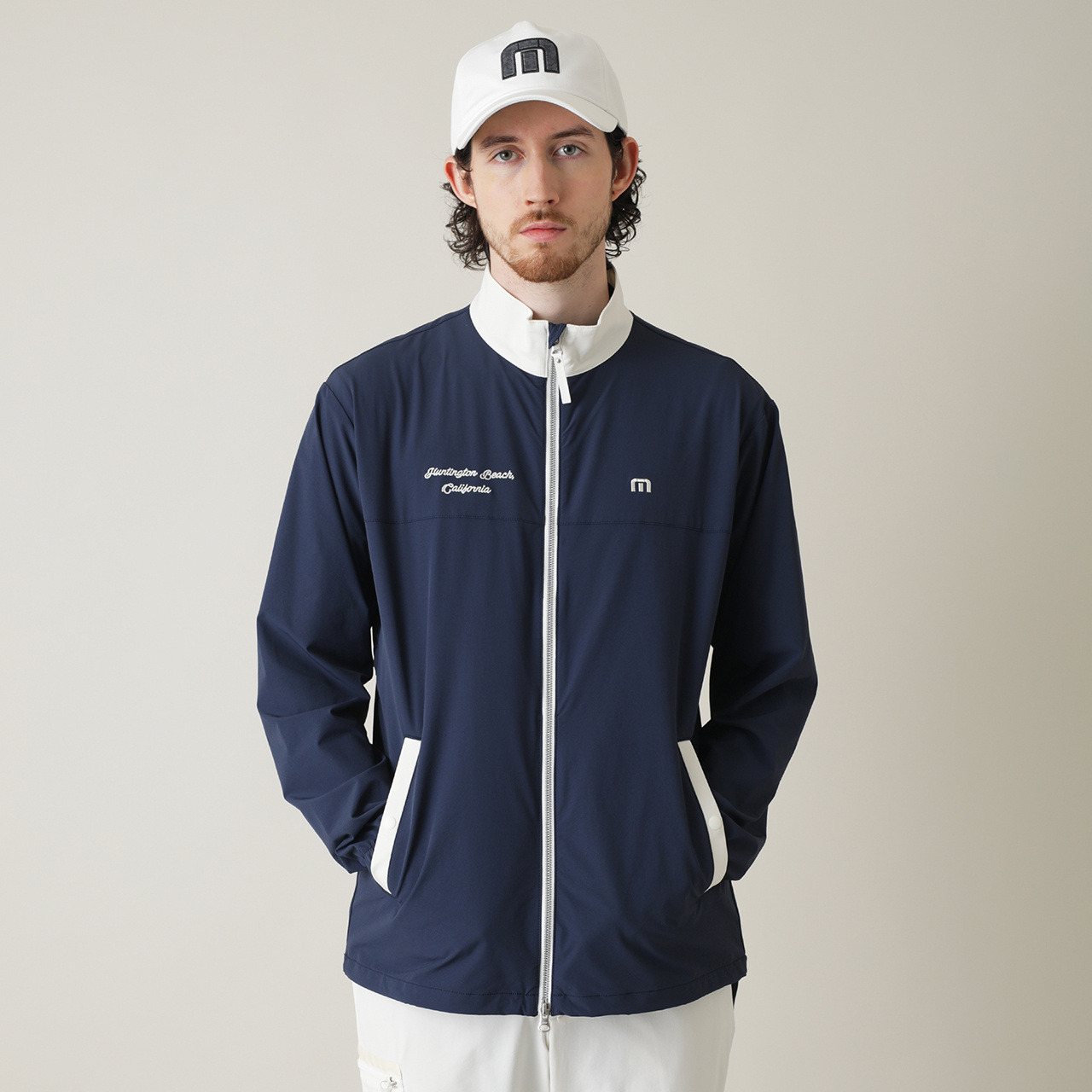 スタンドカラー ジップジャケット(MENS)