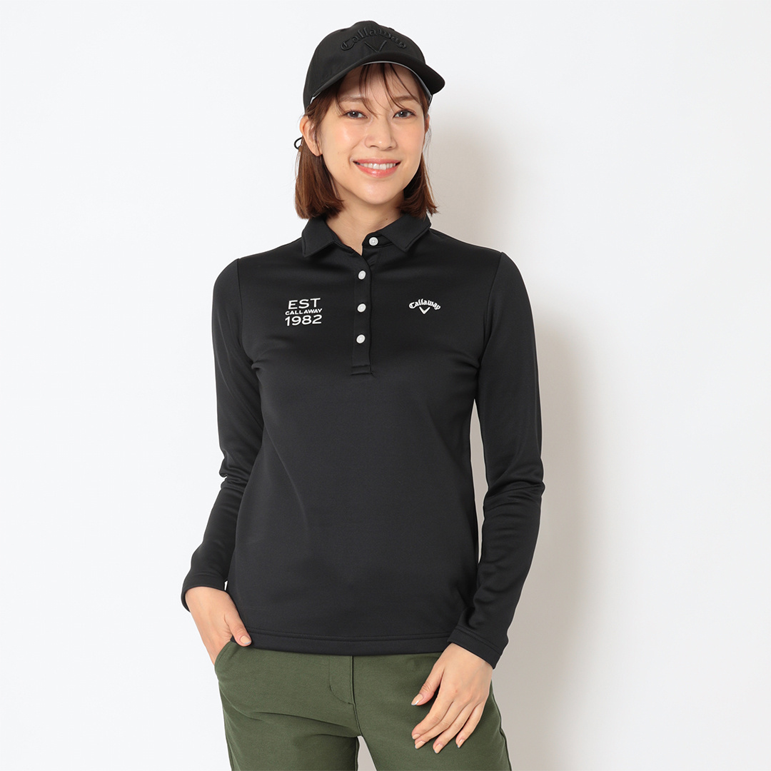 ダブルニット裏起毛長袖シャツ (WOMENS)
